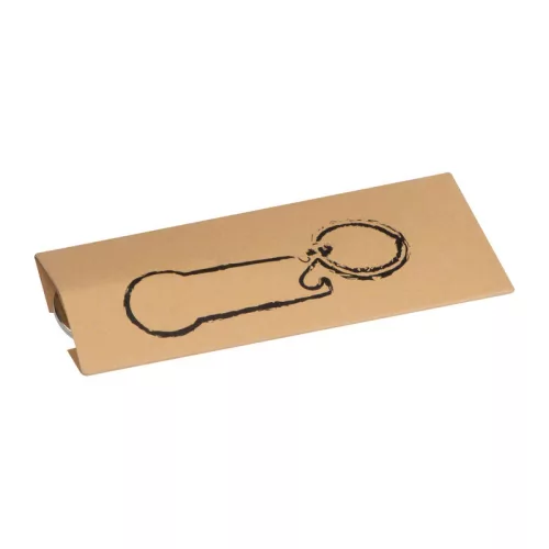 Stickit fém kulcstartó (Szürke)