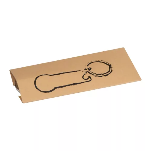 Stickit fém kulcstartó (Zöld)