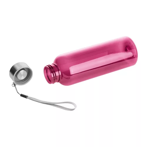 RPET ivópalack, 500 ml (ø 6,5 × 19,6 cm, Rózsaszín)