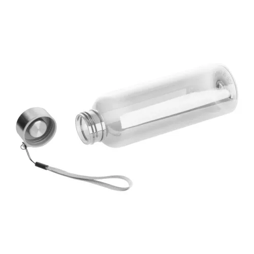 RPET ivópalack, 500 ml (ø 6,5 × 19,6 cm, Áttetsző)