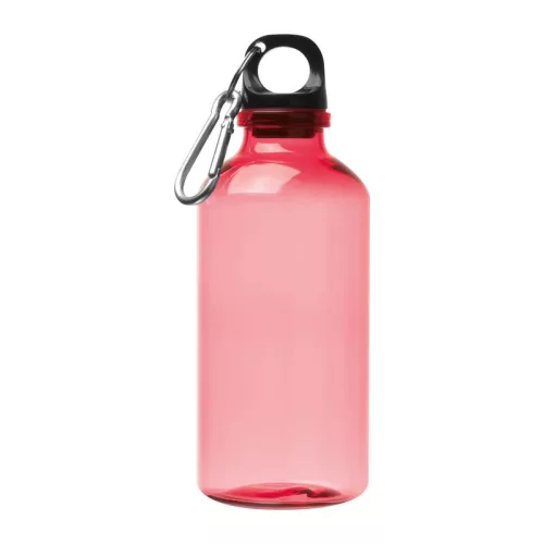 Mechelen RPET ivópalack, 400 ml (ø 6,5 × 17,5 cm cm, Piros)