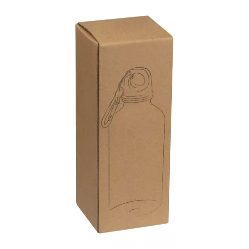 Mechelen RPET ivópalack, 400 ml (ø 6,5 × 17,5 cm cm, Áttetsző)