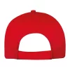 Santa Fe 5 paneles baseballsapka (adjustable, Piros)