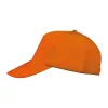 Santa Fe 5 paneles baseballsapka (adjustable, Narancssárga)