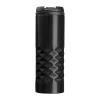 Santander fém termoszbögre, 500 ml (ø 7 × 21,7 cm, Fekete)