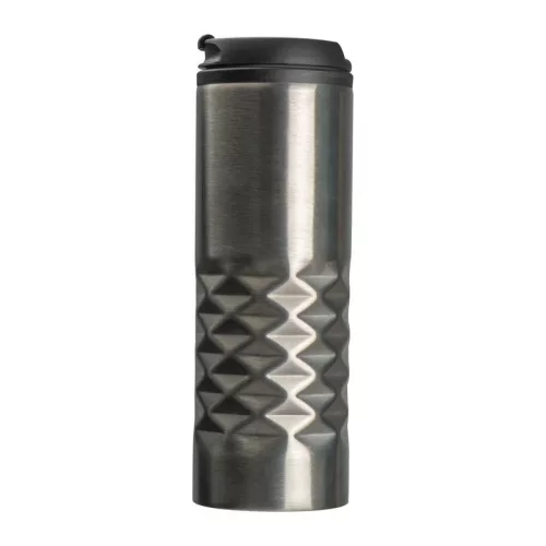 Santander fém termoszbögre, 500 ml (ø7,3 × 22 cm, Szürke)