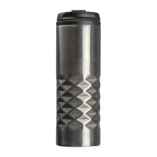 Santander fém termoszbögre, 500 ml (ø7,3 × 22 cm, Szürke)