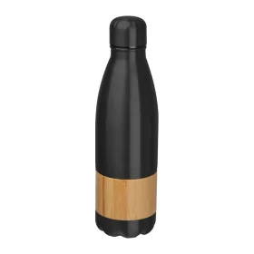 Kobe acél ivópalack, 750 ml (Fekete)