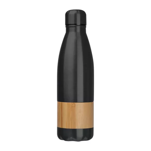 Kobe acél ivópalack, 750 ml (Fekete)