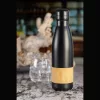 Kobe acél ivópalack, 750 ml (Fekete)