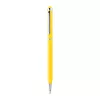 New Orleans fém golyós- és érintőtoll (13,8 × ø 0,8 cm, Sárga)