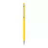 New Orleans fém golyós- és érintőtoll (13,8 × ø 0,8 cm, Sárga)