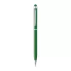 New Orleans fém golyós- és érintőtoll (13,8 × ø 0,8 cm, Zöld)