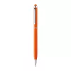 New Orleans fém golyós- és érintőtoll (13,8 × ø 0,8 cm, Narancssárga)