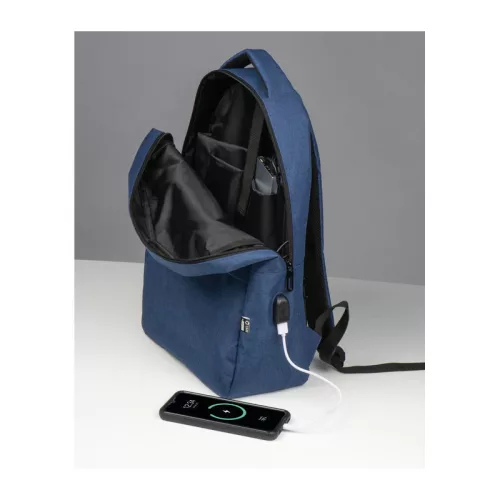 Rimini RPET laptop hátizsák (Sötétkék)