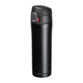 Bucharest fém termosz, 500 ml (23,5 × ⌀ 6,2, Fekete)