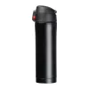 Bucharest fém termosz, 500 ml (23,5 × ⌀ 6,2, Fekete)