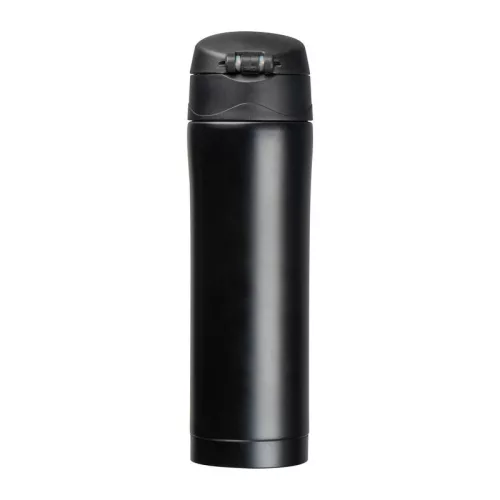 Bucharest fém termosz, 500 ml (23,5 × ⌀ 6,2, Fekete)