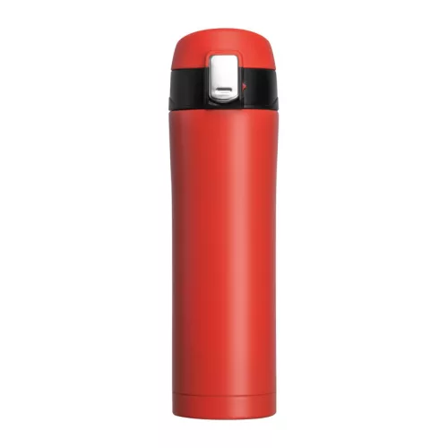 Bucharest fém termosz, 500 ml (23,5 × ⌀ 6,2, Piros)