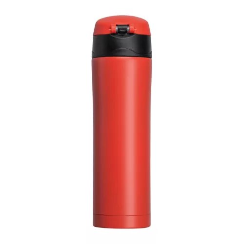 Bucharest fém termosz, 500 ml (23,5 × ⌀ 6,2, Piros)