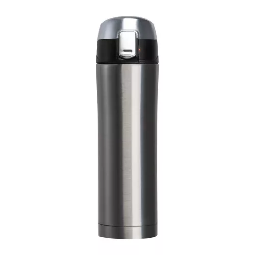 Bucharest fém termosz, 500 ml (23,5 × ⌀ 6,2, Szürke)