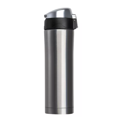 Bucharest fém termosz, 500 ml (23,5 × ⌀ 6,2, Szürke)