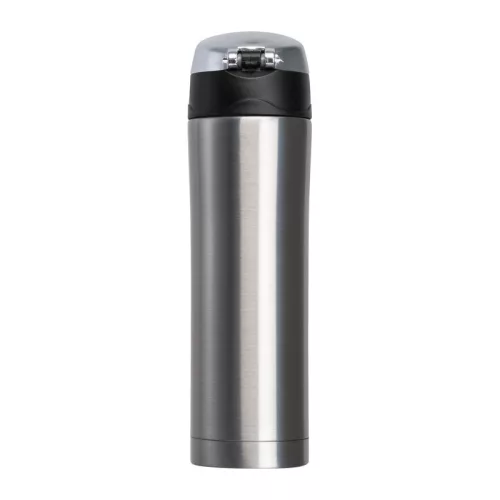 Bucharest fém termosz, 500 ml (23,5 × ⌀ 6,2, Szürke)