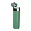 Bucharest fém termosz, 500 ml (23,5 × ⌀ 6,2, Sötétzöld)