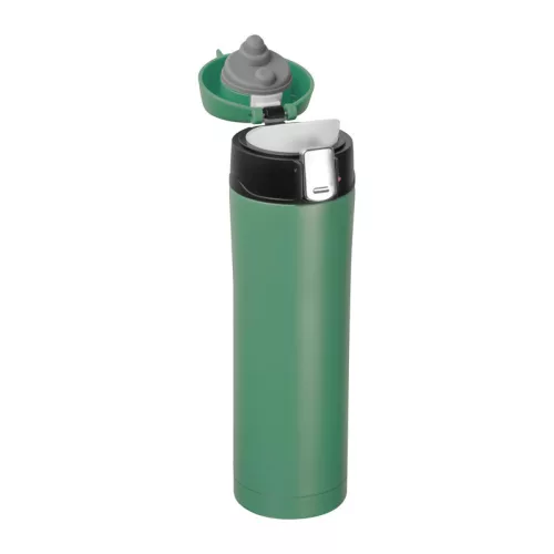 Bucharest fém termosz, 500 ml (23,5 × ⌀ 6,2, Sötétzöld)