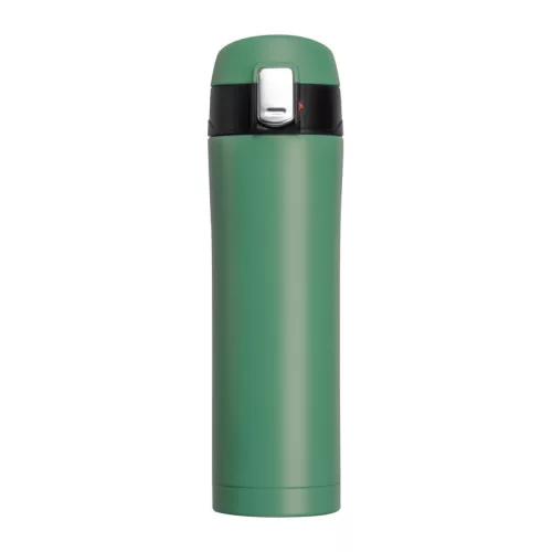 Bucharest fém termosz, 500 ml (23,5 × ⌀ 6,2, Sötétzöld)