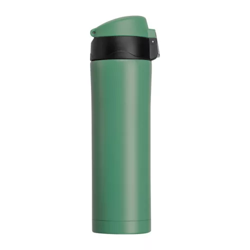 Bucharest fém termosz, 500 ml (23,5 × ⌀ 6,2, Sötétzöld)