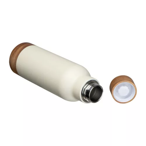 Côte d’Azur duplafalú ivópalack, 630 ml (ø 7,4 x 25,6 cm, Fehér)