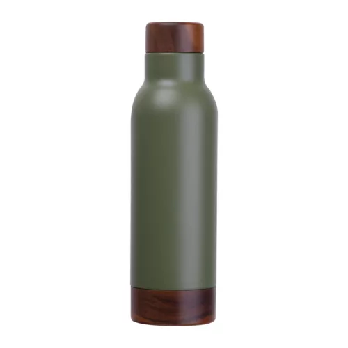 Côte d’Azur duplafalú ivópalack, 630 ml (ø 7,4 x 25,6 cm, Khaki)