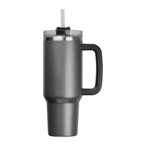 Tel Aviv XXL ivópalack, 1200 ml (ø 9,9 x 27 cm, Sötétszürke)