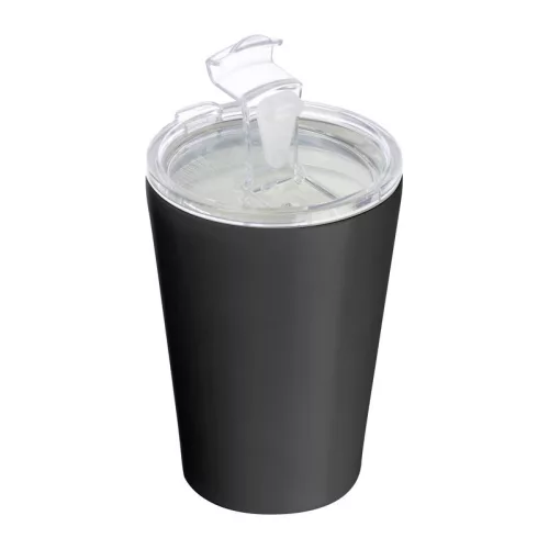 Lucerne termoszbögre, 350 ml (ø 8,7 x 13,2 cm, Fekete)