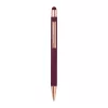 Miramar gumírozott fém golyóstoll (ø 0,9 x 14,7 cm, Bordó)