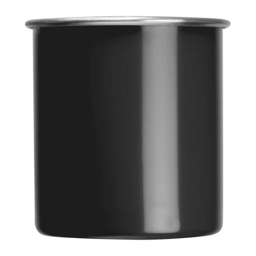 Trezzo rozsdamentes acél bögre, 350 ml (ø 8,6 x 8,8 cm, Fekete)