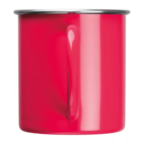 Trezzo rozsdamentes acél bögre, 350 ml (ø 8,6 x 8,8 cm, Piros)