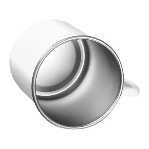 Trezzo rozsdamentes acél bögre, 350 ml (ø 8,6 x 8,8 cm, Fehér)