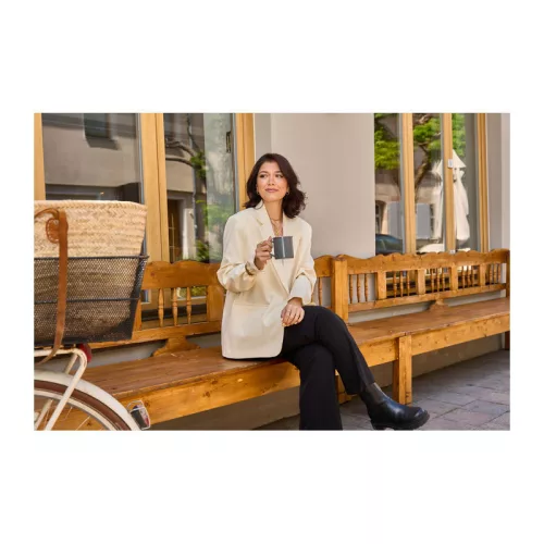 Trezzo rozsdamentes acél bögre, 350 ml (ø 8,6 x 8,8 cm, Sötétszürke)