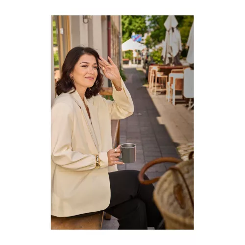 Trezzo rozsdamentes acél bögre, 350 ml (ø 8,6 x 8,8 cm, Sötétszürke)