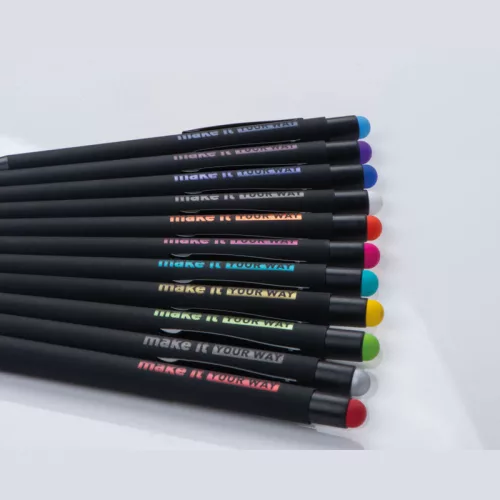 Ohara fém golyós- és érintőtoll (ø 1 x 14,6 cm, Kék)