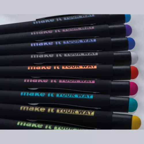 Ohara fém golyós- és érintőtoll (ø 1 x 14,6 cm, Fehér)