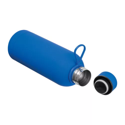 Ostrava gumírozott ivópalack,  750 ml (ø 7,4 x 22 cm, Kék)