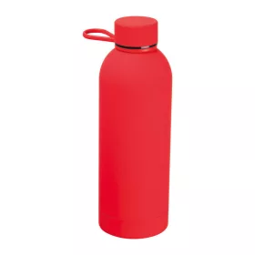   Ostrava gumírozott ivópalack,  750 ml (ø 7,4 x 22 cm, Piros)