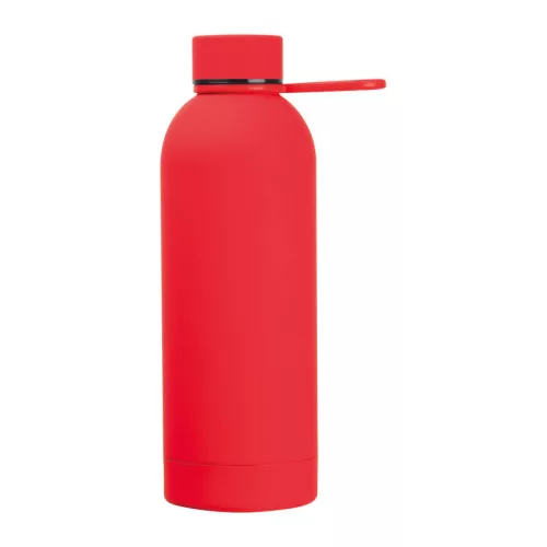Ostrava gumírozott ivópalack,  750 ml (ø 7,4 x 22 cm, Piros)
