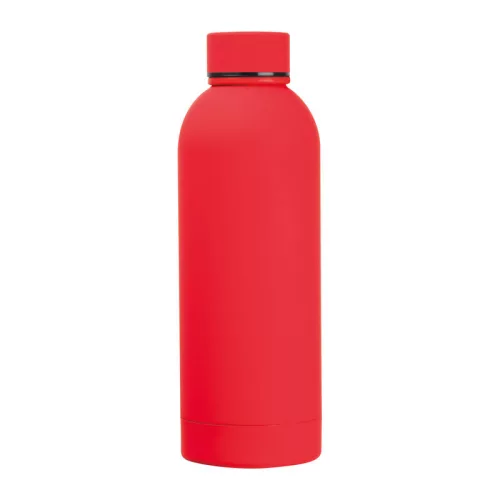 Ostrava gumírozott ivópalack,  750 ml (ø 7,4 x 22 cm, Piros)