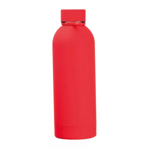 Ostrava gumírozott ivópalack,  750 ml (ø 7,4 x 22 cm, Piros)
