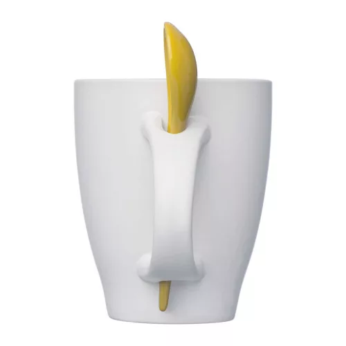 Palermo kerámia bögre, 250 ml (ø 8,5 × 9,8 cm, Sárga)