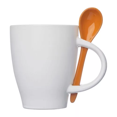 Palermo kerámia bögre, 250 ml (ø 8,5 × 9,8 cm, Narancssárga)